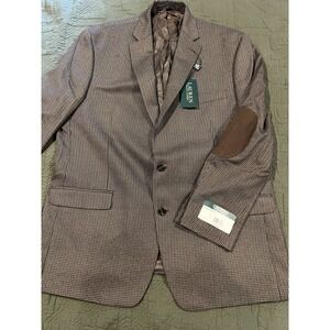 Lauren Ralph Lauren Men's Blazer With Suede Elbow Pads NWT 46 Long